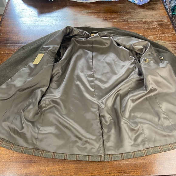 Trevero Tre Vero Mens Wool Plaid Jacket Blazer Double Breasted XLarge XL Coat - Picture 11 of 16